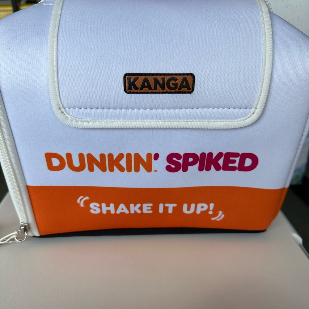Dunkin' Spiked Cooler Bag - Orange and White